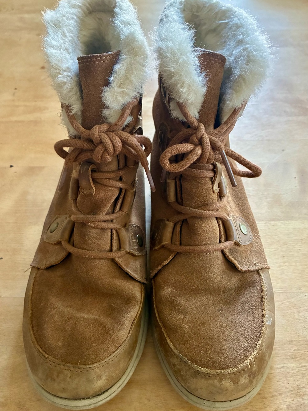 Sorel Women’s faux-fur lined Ankle Boots
